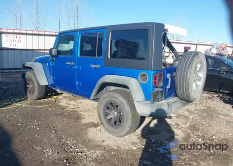 2016 Jeep Wrangler Unlimited Sport from USA, damaged, VIN 1C4BJWDG4GL307017